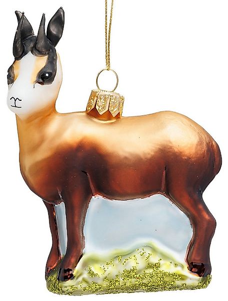 SIKORA Weihnachtsbaumkugel Gams Besondere Weihnachtskugel Glas Figur Anhäng günstig online kaufen