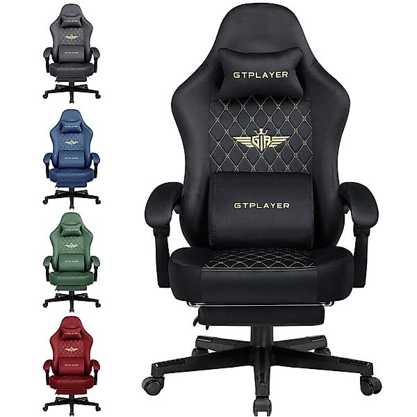 GTPLAYER Gaming-Stuhl Stoff Gaming Chair Ergonomisch günstig online kaufen
