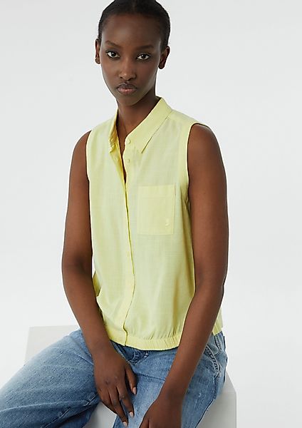 comma casual identity Blusentop Ärmellose Hemdbluse günstig online kaufen