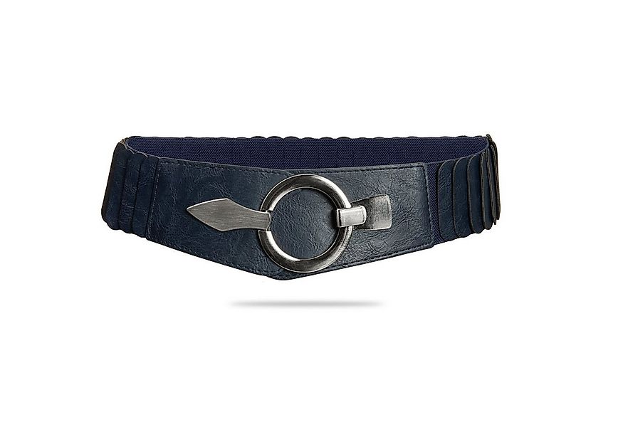 Caspar Taillengürtel GU300 Damen elastischer breiter Stretch Gürtel günstig online kaufen