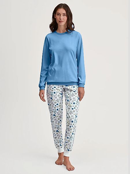 CALIDA Schlafanzug "Marine Dreams" 2 Stk. Rundhalsausschnitt, langärmelig, günstig online kaufen