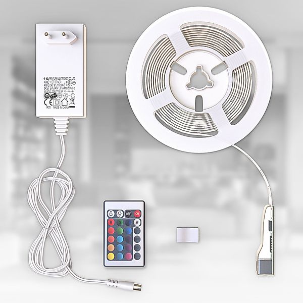 B.K.Licht Schrankleuchte LED Strip 5M Fernbedienung günstig online kaufen