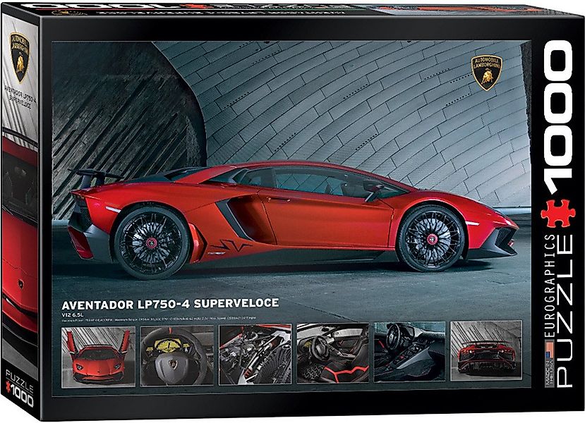 Puzzle 1000 Teile Puzzle - Puzzle - Traumwagen Lamborghini Aventador LP750- günstig online kaufen