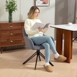 HOMCOM Relaxsessel Esszimmerstuhl Polsterstuhl mit Armlehne günstig online kaufen