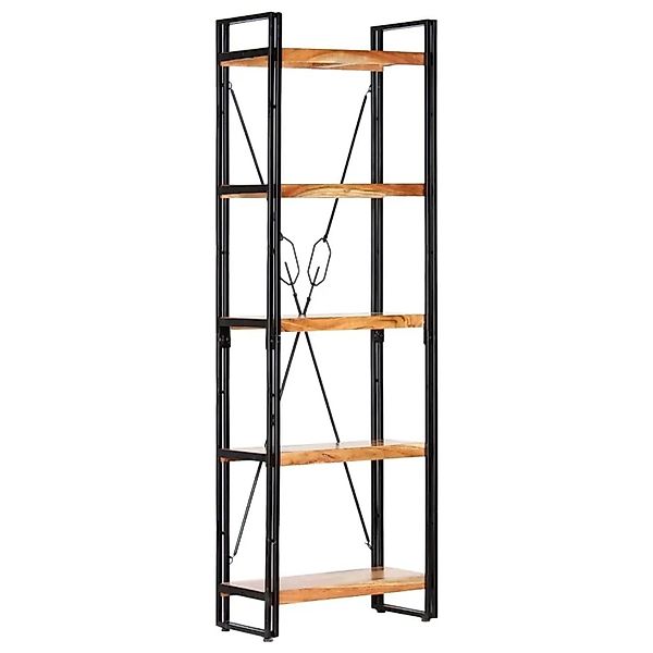 vidaXL Bücherregal 5 Fächer 60x30x180 cm Akazie Massivholz 286588 günstig online kaufen