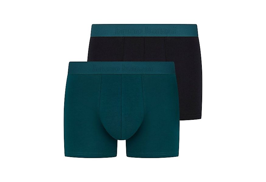 Bruno Banani Boxer Flowing (2er Pack) mit kontrastreichem Logobund günstig online kaufen