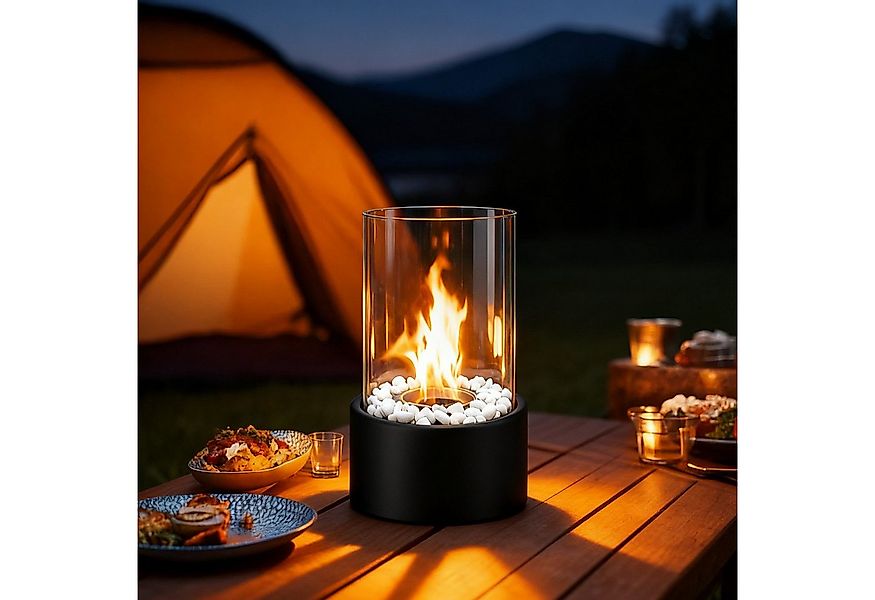 ZMH Tischfeuer Ethanol Tischfeuerstelle Tischkamin Bioethanol Stimmungsvoll günstig online kaufen