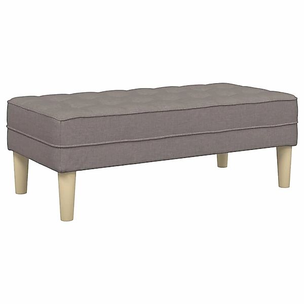 vidaXL Bank Taupe 113 x 57 x 39 cm Stoff 42001940 günstig online kaufen