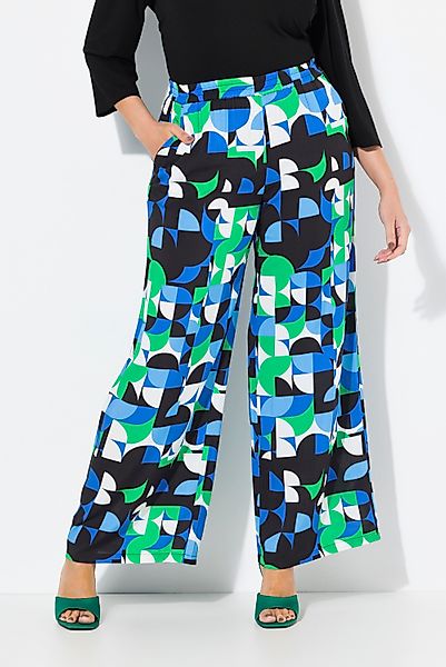 Ulla Popken Schlupfhose Hose grafischer Druck günstig online kaufen