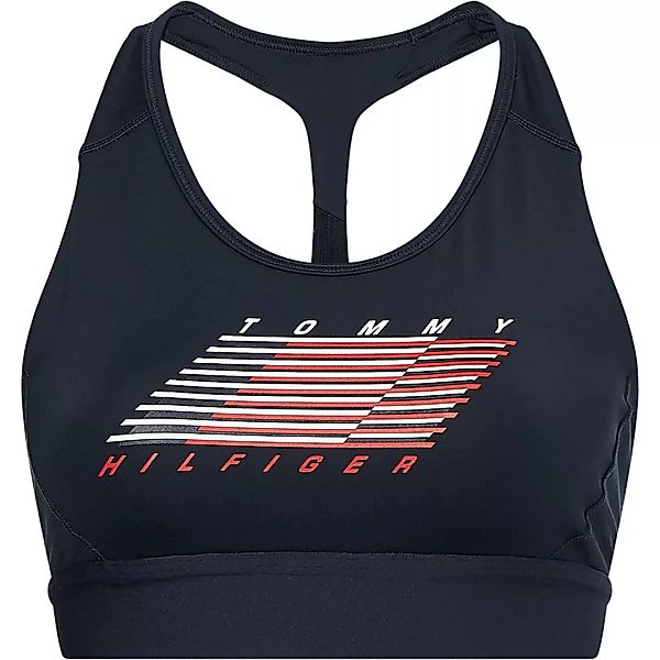 Tommy Hilfiger Sportswear Mid Intensity Flag Racer Sport-bh L Desert Sky günstig online kaufen