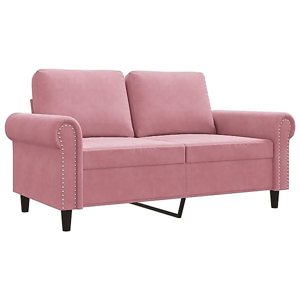 vidaXL 2-Sitzer-Sofa Rosa 120 cm Samt 359522 günstig online kaufen