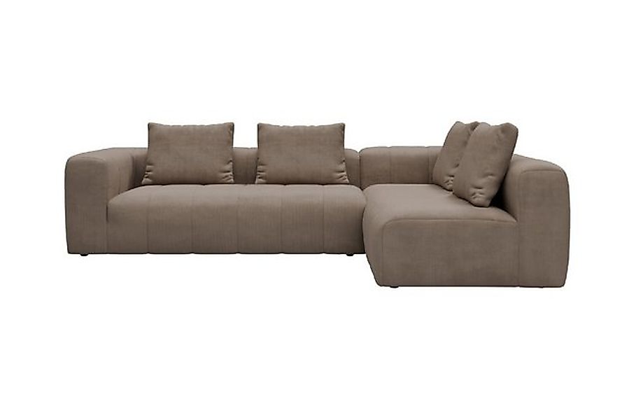 moebelfaktor Ecksofa Hugo 2x 2,5-Sitzer Armlehne links, Modular, ohne sicht günstig online kaufen