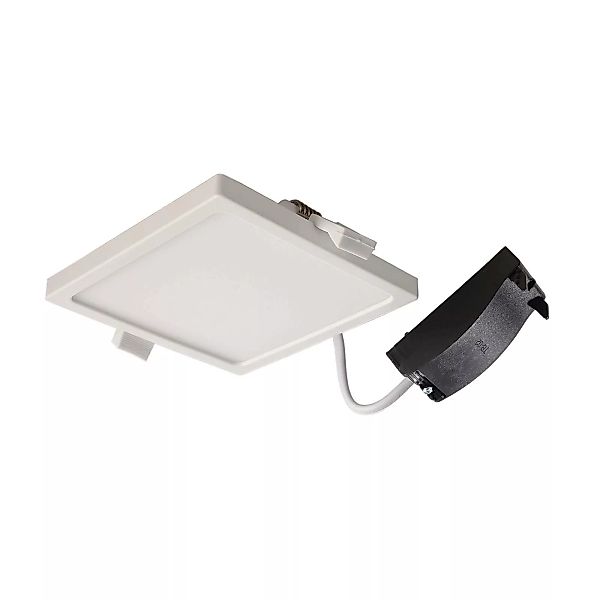 LED-Deckeneinbauleuchte Alya weiß 12x12cm 2.700 K günstig online kaufen