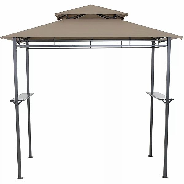 Siena Garden Pavillon BBQ Taupe TxB: 244 cm x 127 cm günstig online kaufen