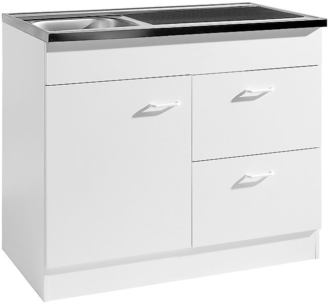 KOCHSTATION Spülenschrank "KS-Elster", Breite 100 cm günstig online kaufen