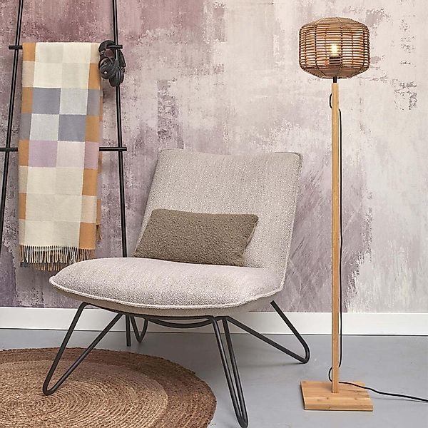 Stehleuchte Tanami in Natur E27 250mm günstig online kaufen