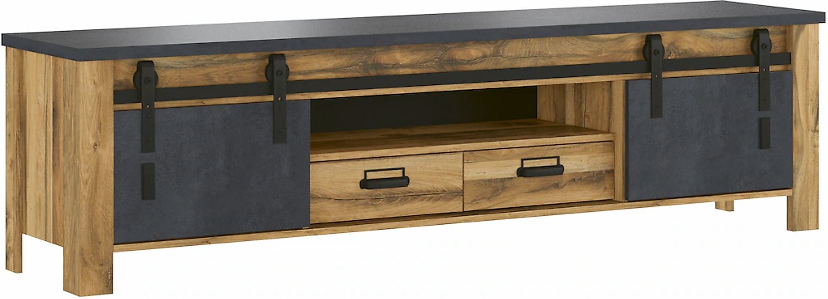 Home affaire TV-Schrank "York, moderner Unterschrank, Kommode im Industrial günstig online kaufen