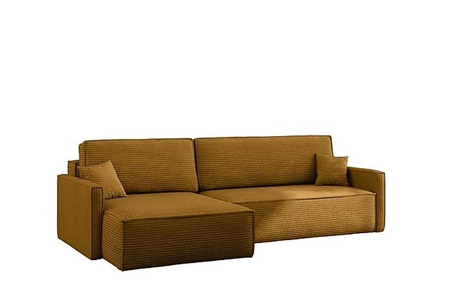 Kaiser Möbel Schlafsofa Schlafsofa Carlos L-Form Bettkasten Stoff Salvador günstig online kaufen