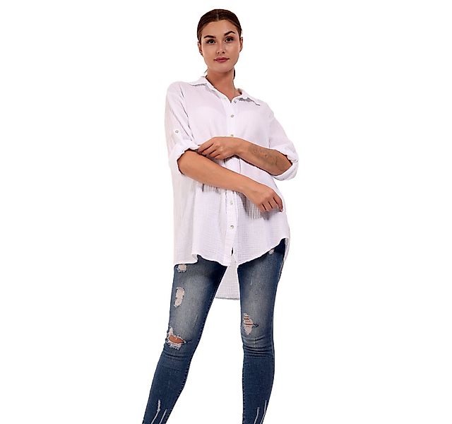 YC Fashion & Style Hemdbluse Oversized günstig online kaufen