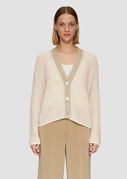 s.Oliver BLACK LABEL Strickjacke Lockere Strickjacke günstig online kaufen
