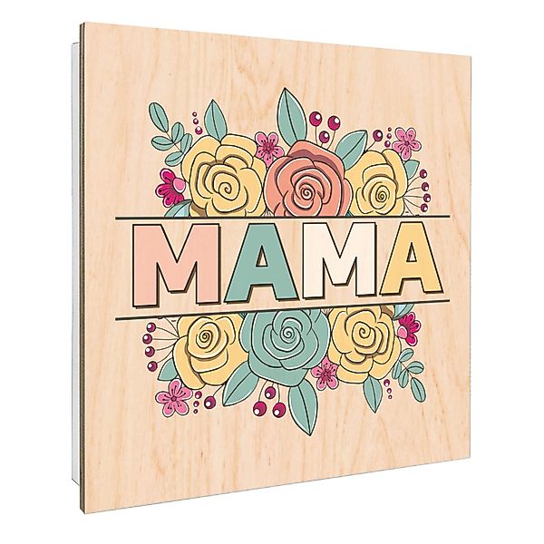 Banjado Großer Schlüsselbox Holz 30x30cm Weiß Scharnier Rechts 50 Haken Sch günstig online kaufen