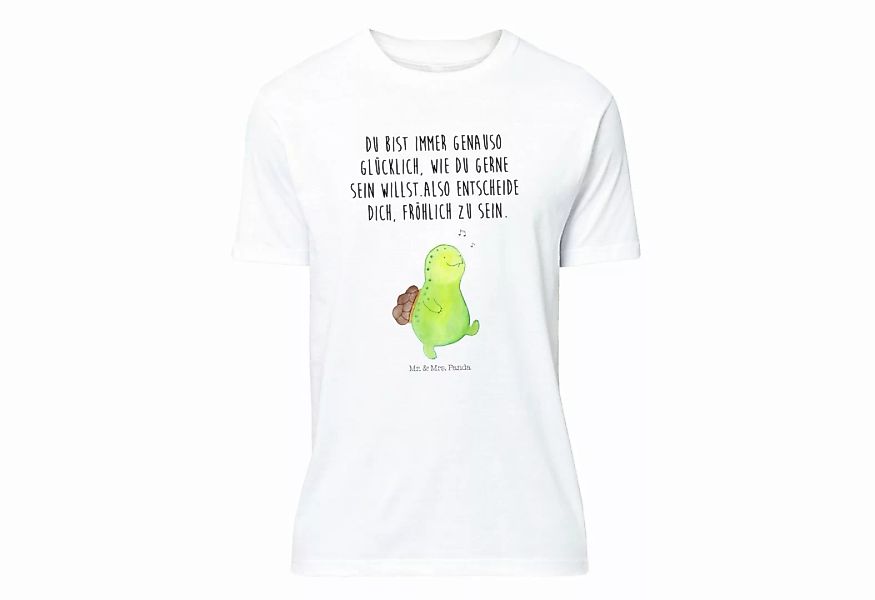 Mr. & Mrs. Panda T-Shirt Schildkröte pfeift - Weiß - Geschenk, Lebensfreude günstig online kaufen