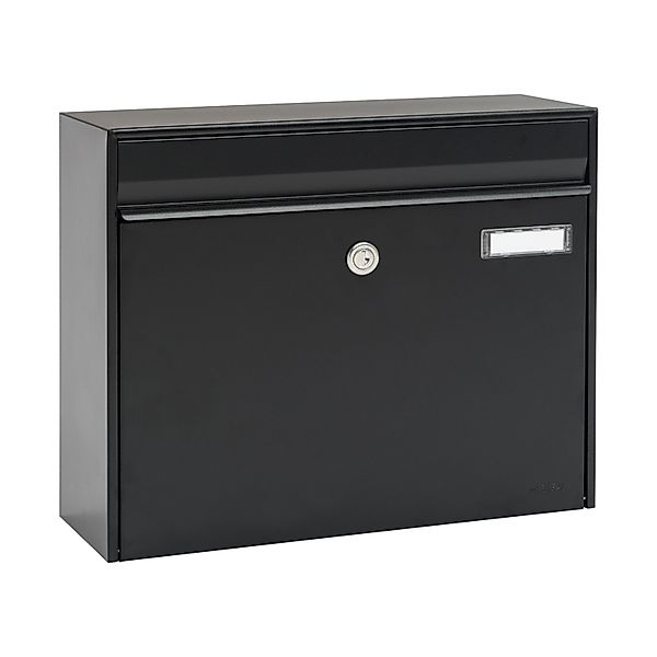 MEFA Briefkasten Vals Schwarz 31 cm x 38 cm x 14,5 cm günstig online kaufen