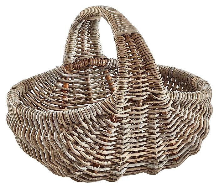 Kobolo Einkaufskorb Tragekorb Korb geflochten GIULIA mit Henkel Rattan kubu günstig online kaufen
