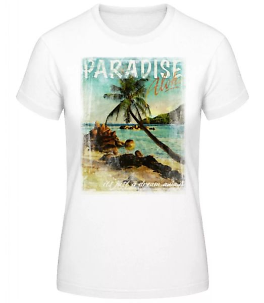Paradise Aloha · Frauen Basic T-Shirt günstig online kaufen
