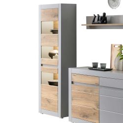 Wohnzimmer Schränke in Zinneichefarben Platingrau (vierteilig) günstig online kaufen