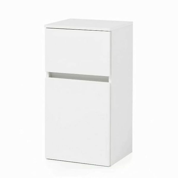 Lomadox Unterschrank ARLON-03 Badezimmer Schrank weiß modern Seitenschrank günstig online kaufen