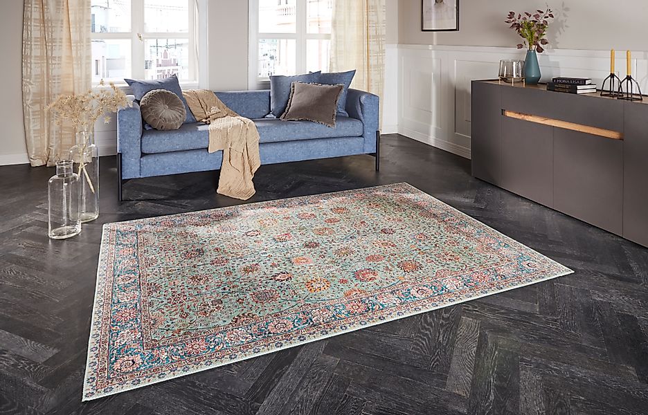 ELLE DECORATION Teppich »Mahal«, rechteckig, 5 mm Höhe, Orientalisch, Kurzf günstig online kaufen