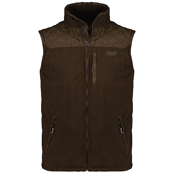 Hubertus Fleeceweste mit abgestepptem Schulterelement Farbe oliv Größe: 4XL günstig online kaufen