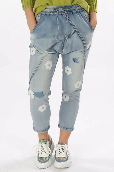 La Strada Relax-fit-Jeans mit Patches günstig online kaufen