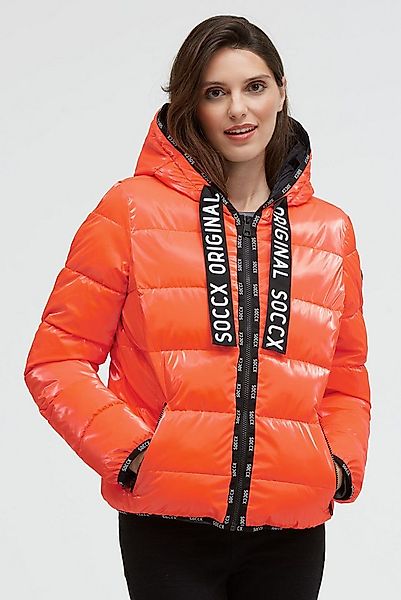 SOCCX Winterjacke mit elastischem Saumabschluss günstig online kaufen