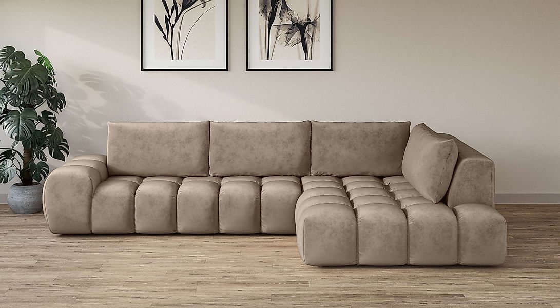 INOSIGN Ecksofa AZITA klein, L-Form, elegant günstig online kaufen