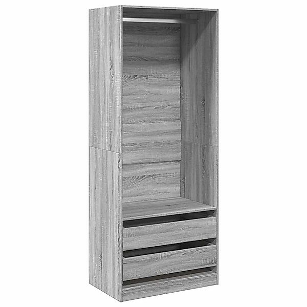 vidaXL Kleiderschrank Grau Sonoma 80x50x200 cm Holzwerkstoff 3307752 günstig online kaufen