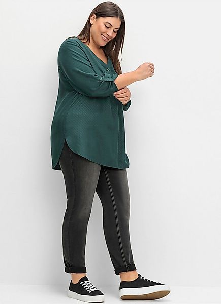 Sheego Klassische Bluse Tunika . günstig online kaufen