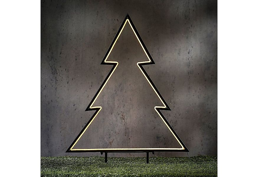 edelman LED Baum Luca Lighting Gartenstecker Garden d´Light Neon Tanne schw günstig online kaufen
