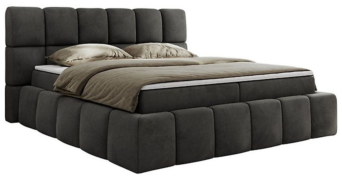 MKS MÖBEL Boxspringbett NIRA (Packung, Set, Topper T25, T30-Schaum, Multipo günstig online kaufen