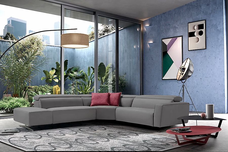 Egoitaliano Ecksofa "Stefanie-e, Designsofa der Extraklasse, bequem mit hoh günstig online kaufen