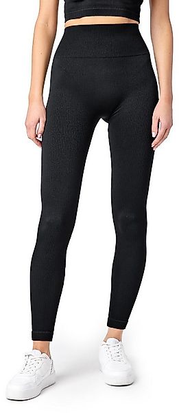 Bellivalini Leggings Sport Gerippte Damen High Waist Fitness Gym BLV-RIB-LE günstig online kaufen