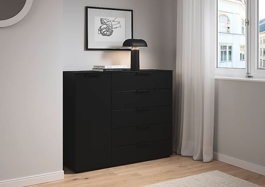 LeGer Home by Lena Gercke Kommode "Serina", mit 5 Schubkästen und 1 Tür sow günstig online kaufen