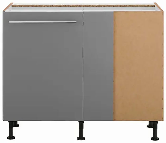 OPTIFIT Eckunterschrank "Bern" 100 cm breit, mit 1 Tür mit höhenverstellbar günstig online kaufen