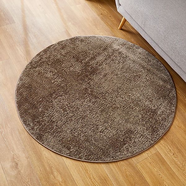 Andiamo Teppich "Luna" rund 7 mm Höhe Kurzflor, modernes Design, meliert, W günstig online kaufen