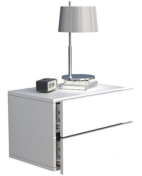 VCM Nachttisch Holz Wandschublade Wand Hänge Nachttisch Usal L45 günstig online kaufen