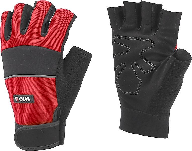 TRIZERATOP Arbeitshandschuhe Arbeitshandschuhe, Fingerlos, Kunstleder, PU, günstig online kaufen