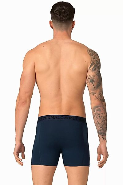 Muchachomalo Boxershorts Microfiber 2er-Pack Navy - Größe XXL günstig online kaufen