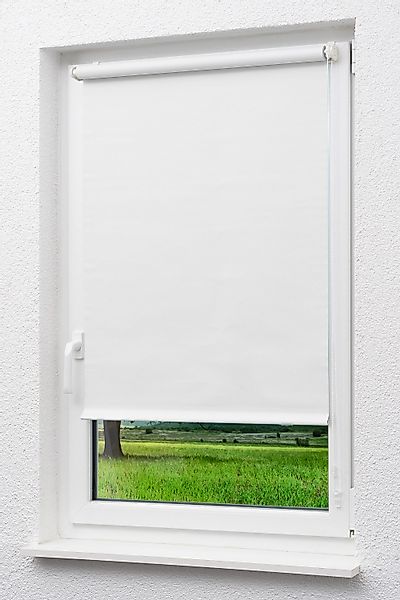 Verdunklungsrollo Mini Rollo abdunkelnd Reinweiß, LYSEL®, günstig online kaufen