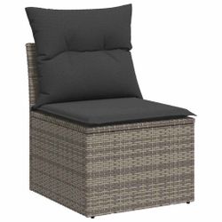 vidaXL Gartenlounge-Set 6-tlg. Garten-Sofagarnitur mit Kissen günstig online kaufen